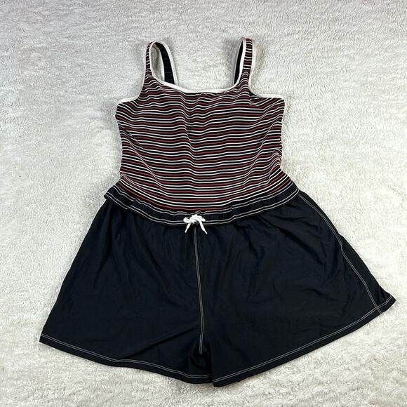 South Point one piece swimsuit short suit, size 24W - Picture 1 of 12